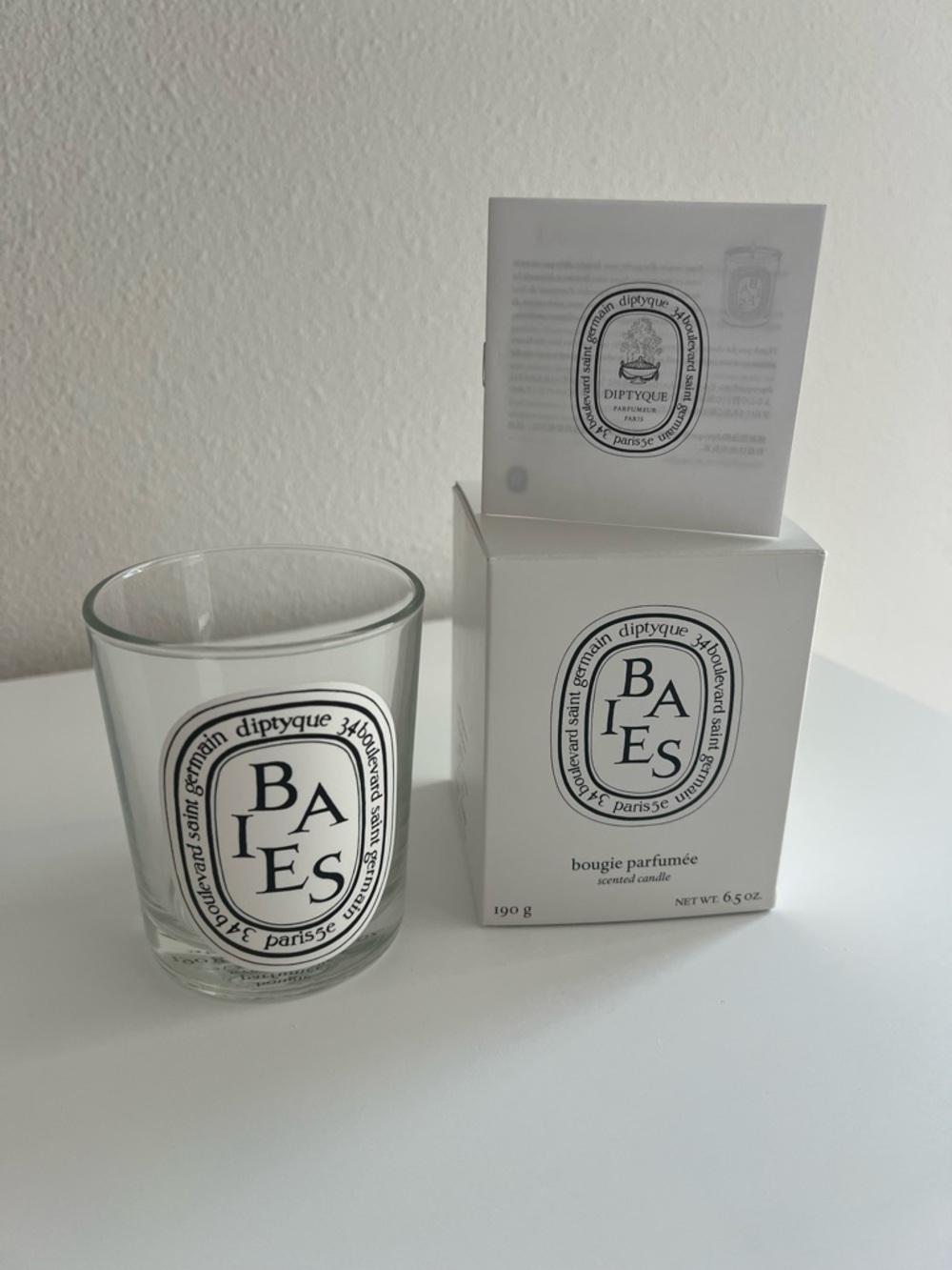Empty Diptyque Baies Candle Jar
